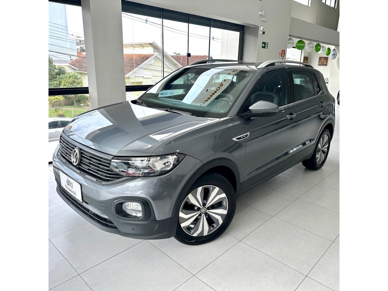 VOLKSWAGEN - T-CROSS - 2019/2020 - Cinza - R$ 110.900,00